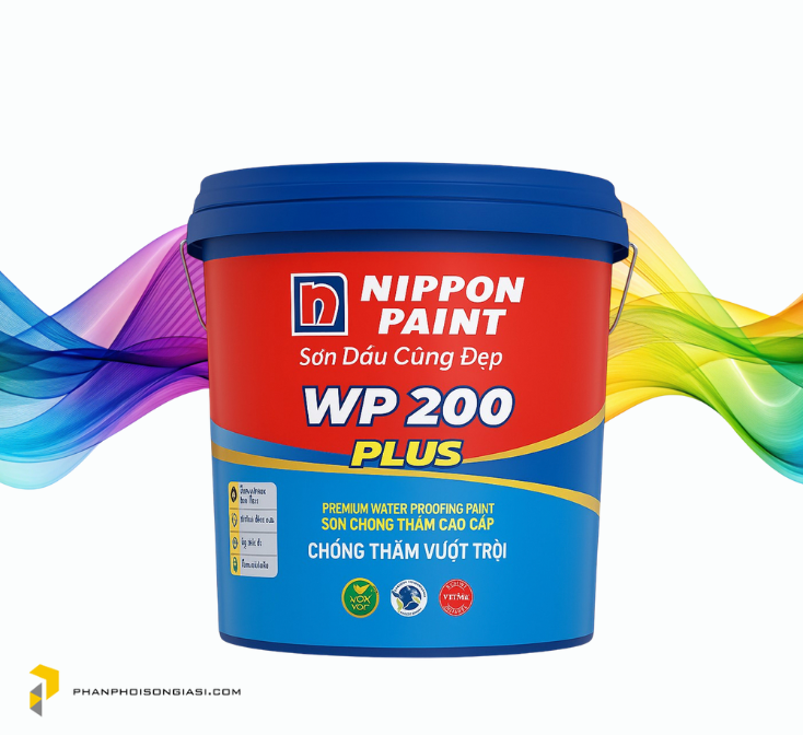 Sơn chống thấm cao cấp WP 200 PLUS ( không cần thi công sơn lót, có thể pha màu ) 6KG