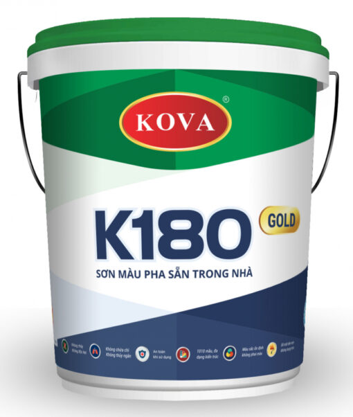 SƠN MÀU PHA SẴN TRONG NHÀ K180-GOLD 20KG