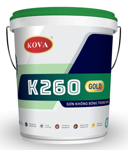 SƠN KHÔNG BÓNG TRONG NHÀ K260-GOLD 20kg