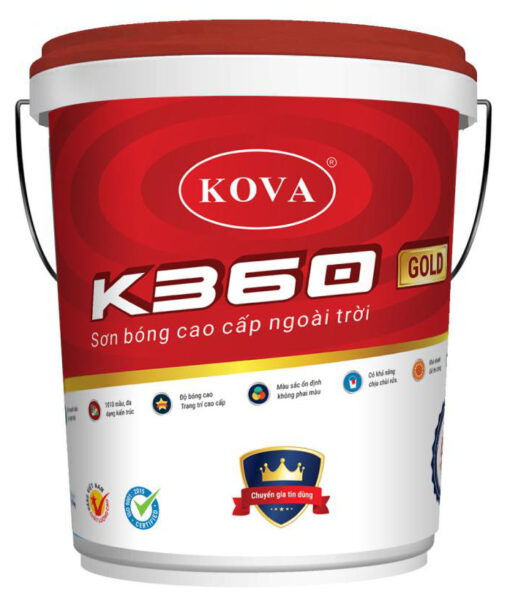 SƠN BÓNG CAO CẤP NGOÀI TRỜI KOVA K360-GOLD 20KG