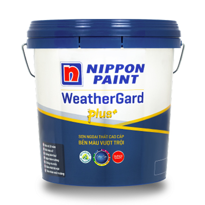 Sơn ngoại thất cao cấp Nippon WeatherGard Plus+ 15l