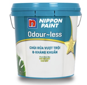 Sơn nội thất cao cấp Odour-less Chùi Rửa Vượt Trội & Kháng Khuẩn 1L