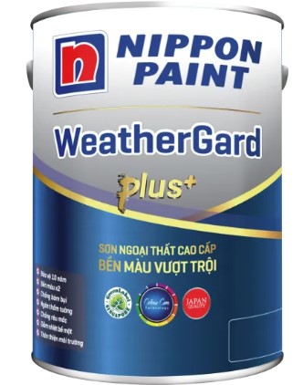 Sơn ngoại thất cao cấp Nippon WeatherGard Plus+ 1L